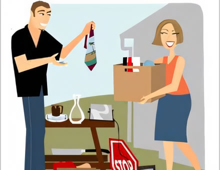Vente de garage ou de débarras